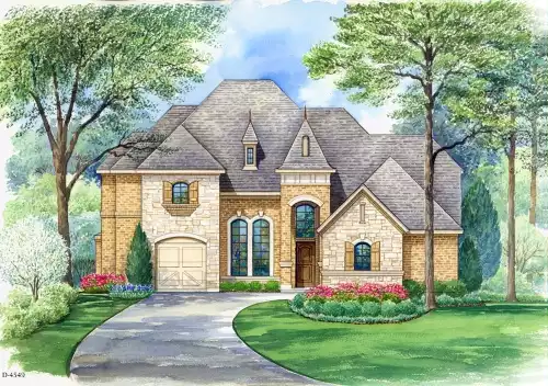 image of traditional house plan 5167